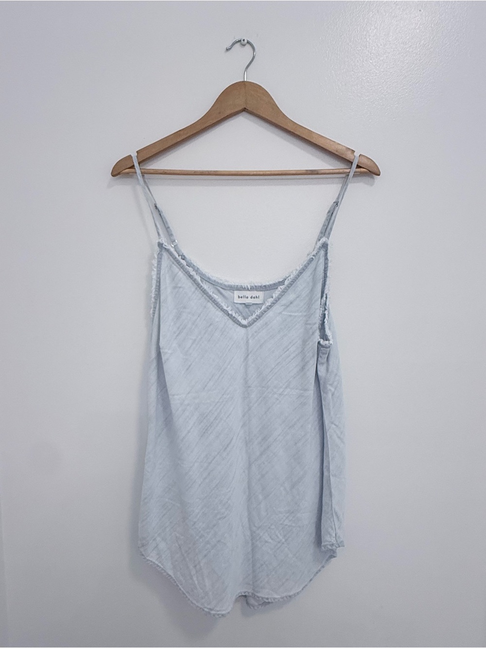 Bella Dahl Pale Blue V-Neck Spaghetti Strap Camisole
